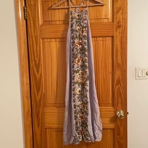 💜 racerback Maxi dress with side slits